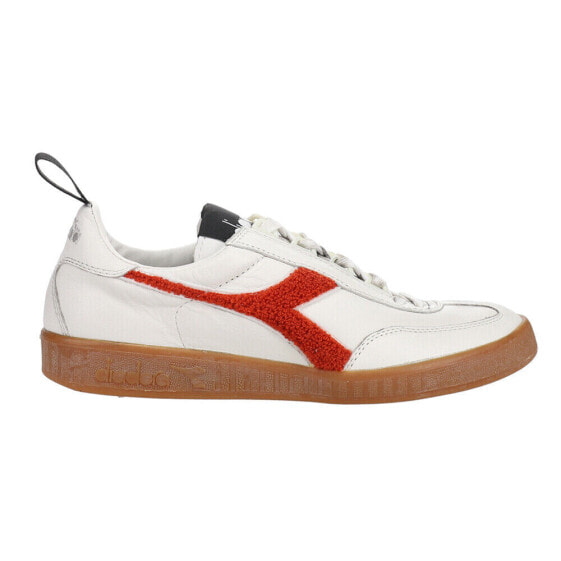 Diadora B. Original Sponge Lace Up Mens Red, White Sneakers Casual Shoes 175023