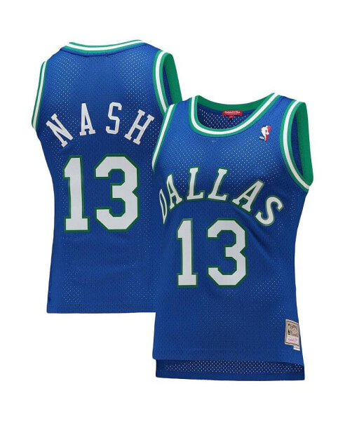 Women's Steve Nash Blue Dallas Mavericks 1998-99 Hardwood Classics Swingman Jersey