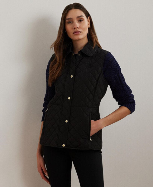 Women's Quilted Logo Vest