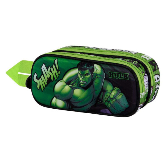 KARACTERMANIA Marvel Hulk Superhuman 3D Double Pencil Case