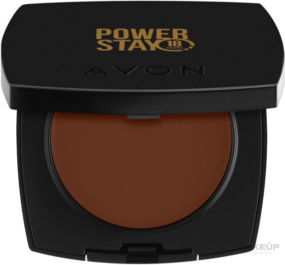 Kompaktes Creme-Puder für das Gesicht - Avon Power Stay 18H 535P - Espresso