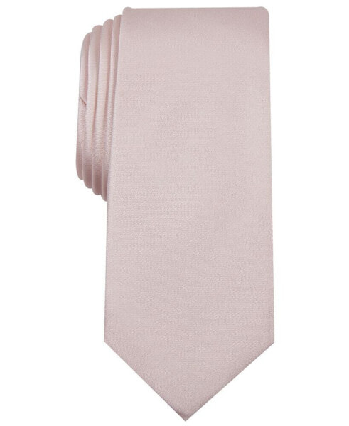 Men's Solid Texture Slim Tie, Created for Macy's