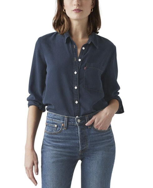 Women's Darlene Collared Button-Front Shirt