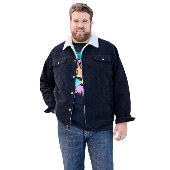 Big & Tall Sherpa-Lined Trucker Jacket