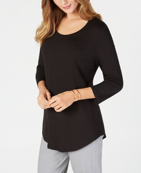 3/4-Sleeve Scoop Neck Top, Created for Macy's