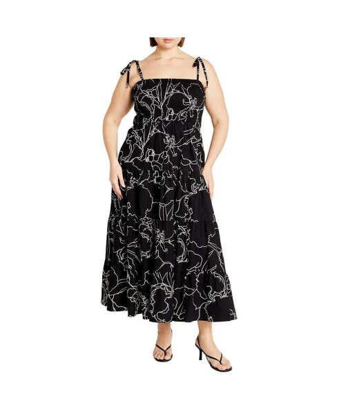 Plus Size Marli Print Maxi Dress