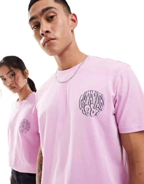 Napapijri Keiki Unisex t-shirt in light pink