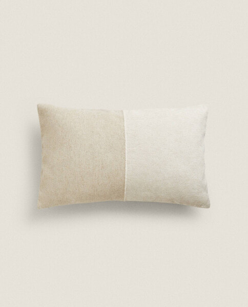 Embroidered line cushion cover