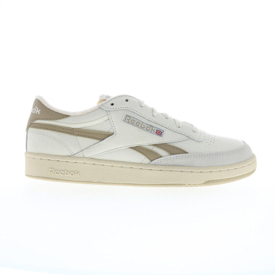 Reebok Club C Revenge Vintage Mens Beige Leather Lifestyle Sneakers Shoes 10.5