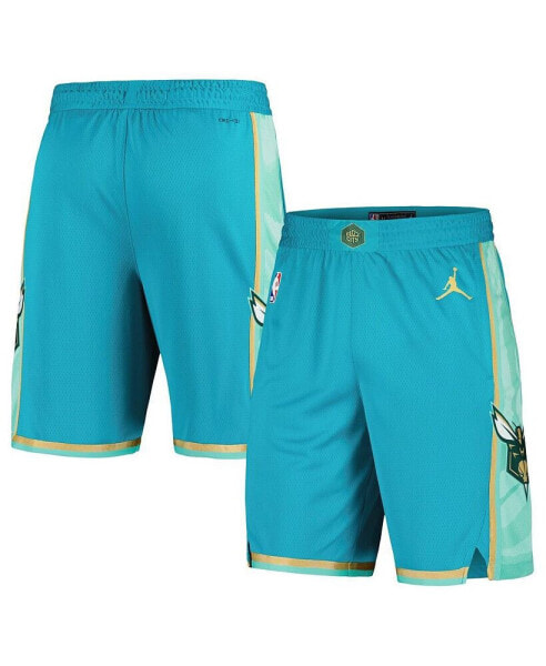 Men's Teal Charlotte Hornets 2023/24 City Edition Swingman Shorts