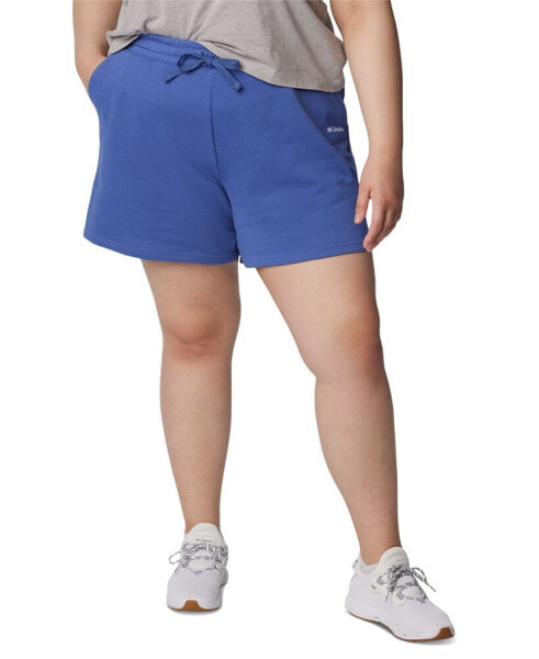 Plus Size Trek French Terry Shorts