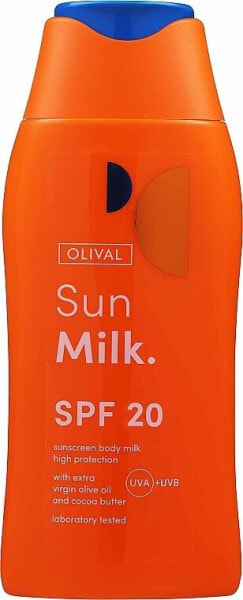 Sonnenschutzmilch für Körper und Gesicht SPF 20