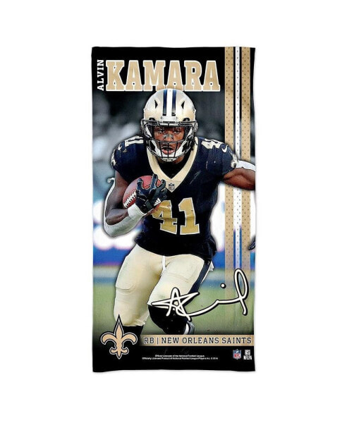 Alvin Kamara New Orleans Saints 30" x 60" Spectra Player Beach Towel