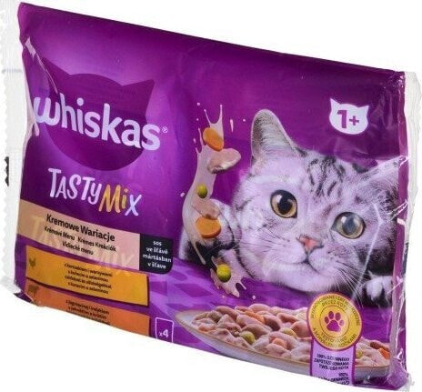 Whiskas WHISKAS Kremowa zupa tradycyjna - saszetka 4x85g