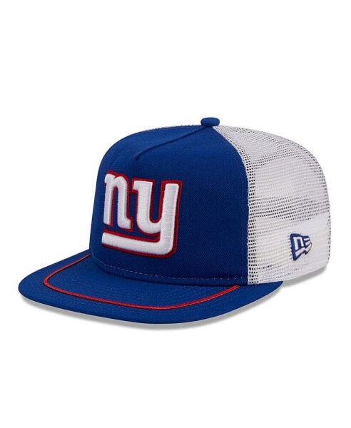 Men's Royal, White New York Giants Original Classic Golfer Snapback Hat