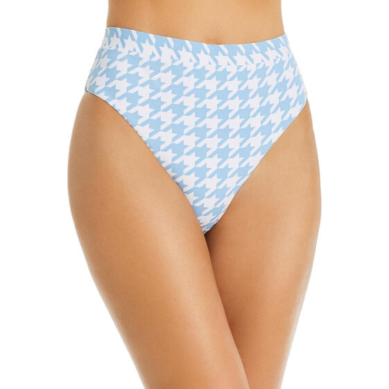 Aqua Swim 285313 Fall Voyage High-Leg High-Waist Bikini Bottom, Size Medium