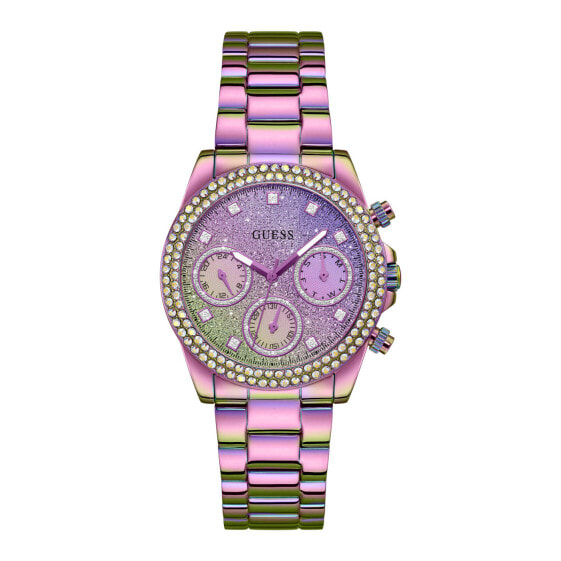 Guess Damen Armbanduhr Sol Damenuhr In Iridescent 38 mm