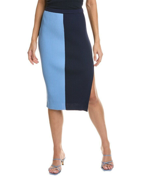 Staud Lorraine Skirt Women's Blue S