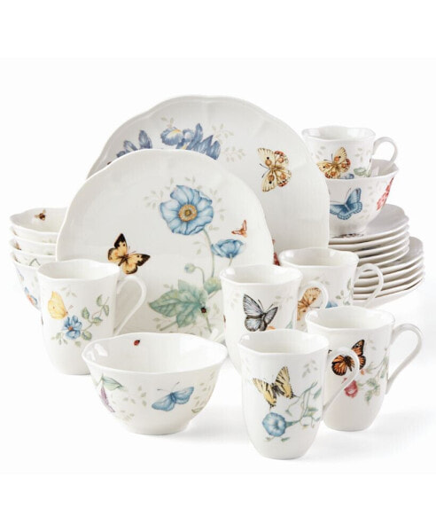 Butterfly Meadow 24 Pc. Dinnerware Set, Service for 6, Created for Macy's