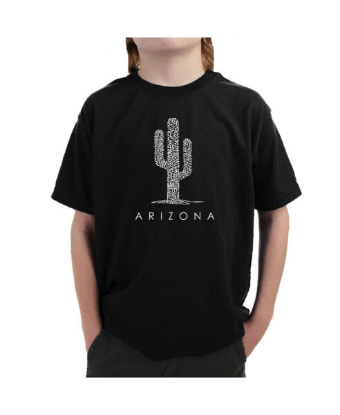 Big Boy's Word Art T-shirt - Arizona Cities