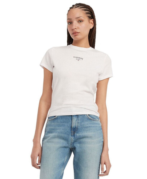 Women's Essential Logo Slim-Fit T-Shirt