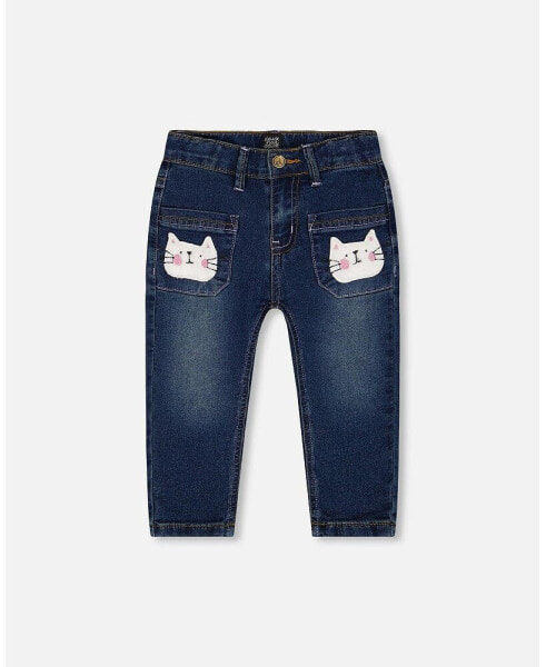 Toddler Girls Cat Jeans Dark Denim - Toddler|Child