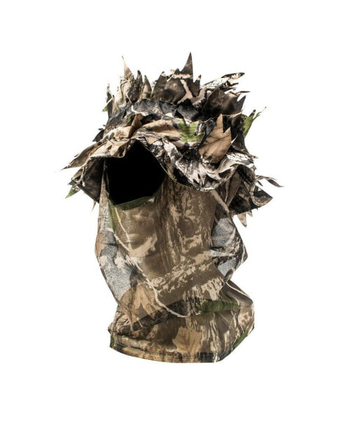 Men's Unisex 3D Leafy 1 Hole Open Face Mask, Adventure Brown, One Size