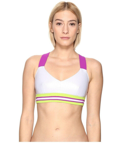 NO KA'OI 170603 Womens Ola Crossback Sport Bra Multicolor 56 Size 0/X-Small