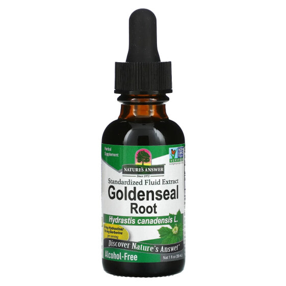 Goldenseal Root, Standardized Fluid Extract, Alcohol-Free, 1,000 mg, 1 fl oz (30 ml)