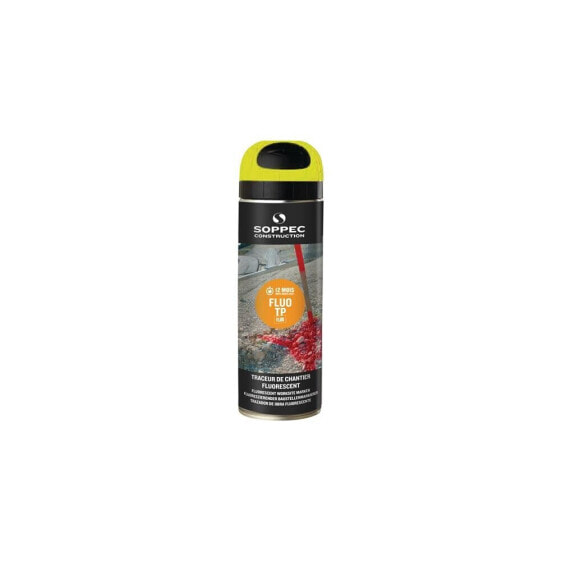 Soppec Baustellenmarkierspray FLUO TP leuchtgelb 500 ml , VE: 12