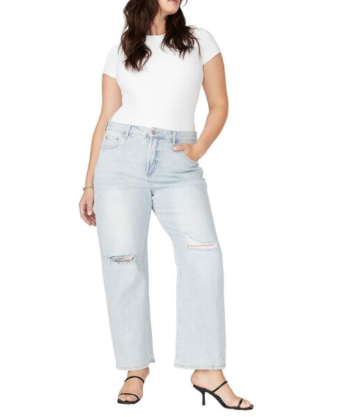 Plus Size The Naomi Comfort Stretch Straight Jean