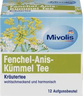 Kräutertee mit Fenchel, Anis & Kümmel (12 Beutel), 24 g