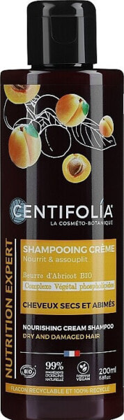 Creme-Shampoo für trockenes Haar mit Aprikose und Jojoba