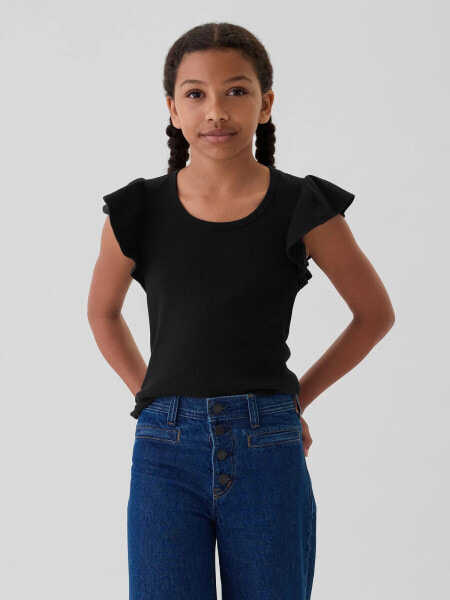 Kids Rib Flutter T-Shirt