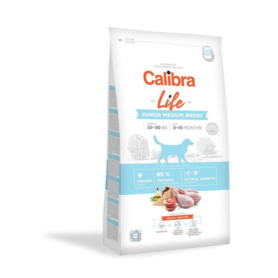 CALIBRA Life Junior Medium Breed Chicken 12kg Dog Food