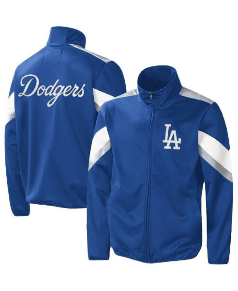 Men's Royal Los Angeles Dodgers Earned Run Full-Zip Jacket