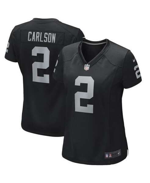 Women's Daniel Carlson Black Las Vegas Raiders Game Player Jersey