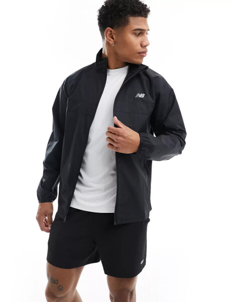 New Balance run jacket in black