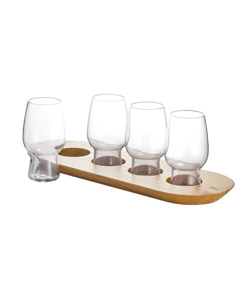 Craft Brew 5 Piece Beer Flight Set