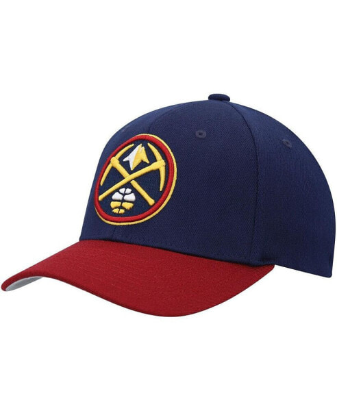 Men's Navy, Red Denver Nuggets MVP Team Two-Tone 2.0 Stretch-Snapback Hat