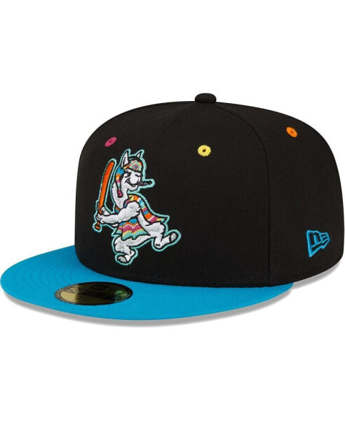 Men's Black Hickory Crawdads Copa De La Diversion 59FIFTY Fitted Hat