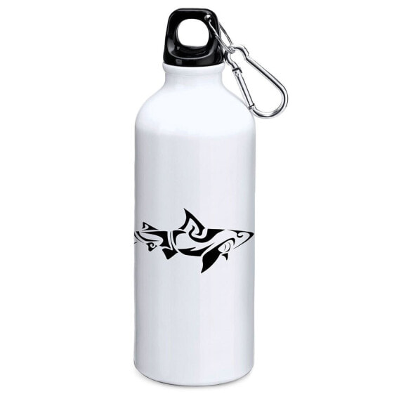 KRUSKIS Shark Tribal 800ml Aluminium Bottle