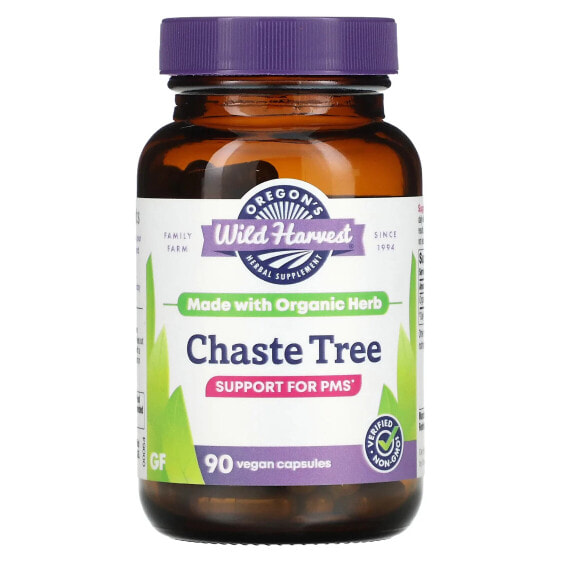 Organic Chaste Tree, 90 Vegan Capsules