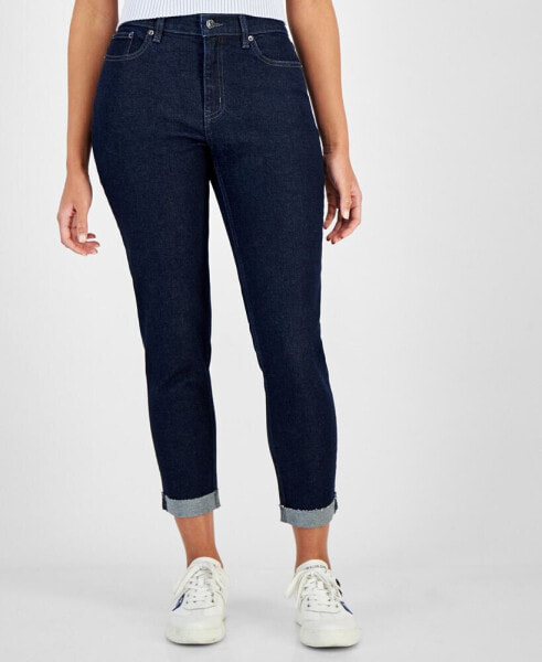 Women's Mid-Rise Tapered Slim Jeans