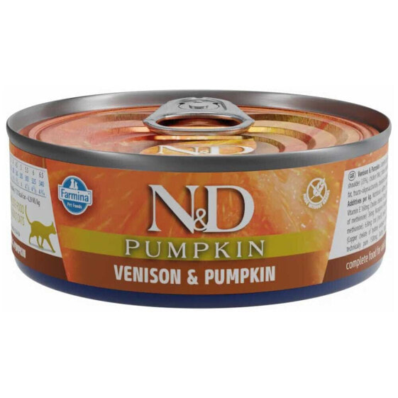 FARMINA N&D Pumpkin 70g cat food with pumpkin and deer 30 units