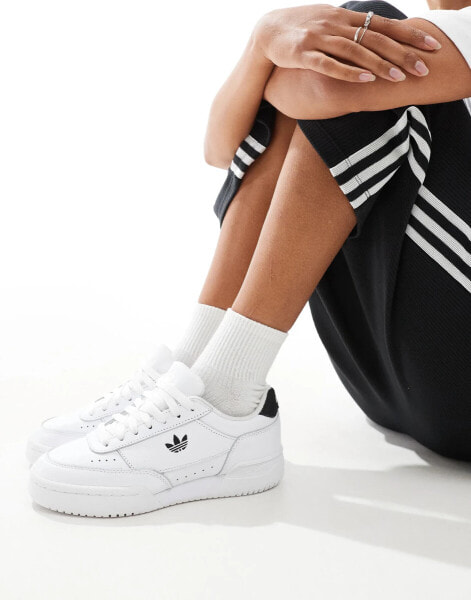 adidas Originals Court Super in white and black