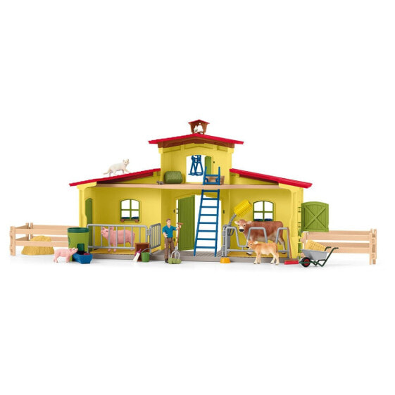 SCHLEICH Farm World Playset Large Farm With Animals doll