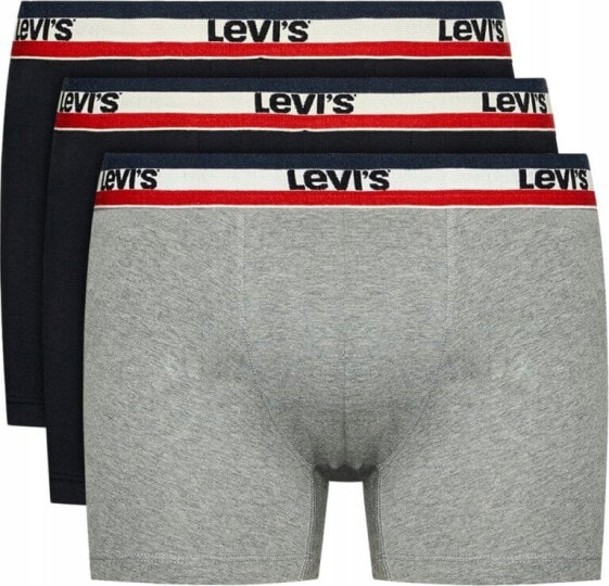 Levi`s Levi's Boxer 3 Pairs Briefs 37149-0544 Czarne S