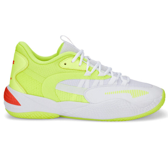 Puma Court Rider 2.0 Glow Stick Mens White Sneakers Casual Shoes 37739302