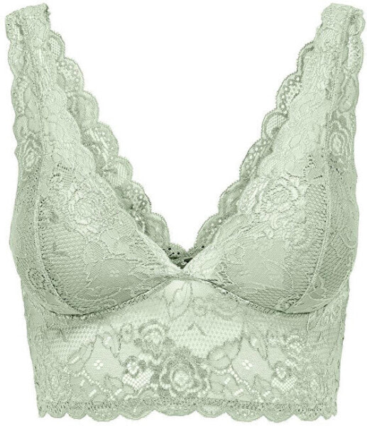 Dámská podprsenka ONLCHLOE Bralette 15107599 Subtle Green